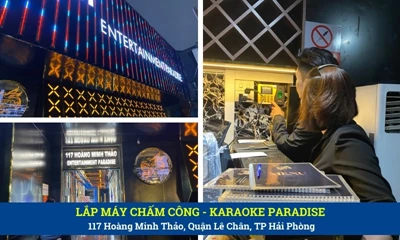 Lắp Máy Chấm Công Tại Quán Karaoke 117 Hoàng Minh Thảo Hải Phòng